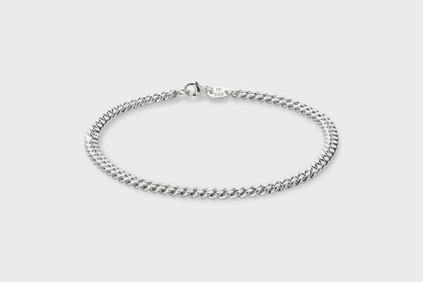 IX Curb Bracelet Silver