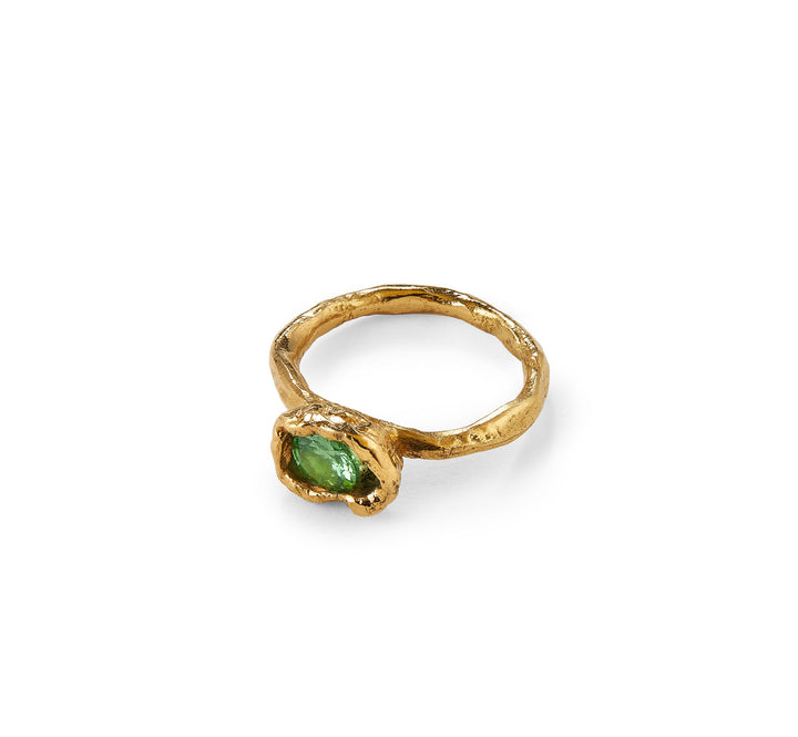 Hestia 9K Guld Ring m. Tsavorite