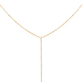 Disa Y 18K Gold Plated Necklace