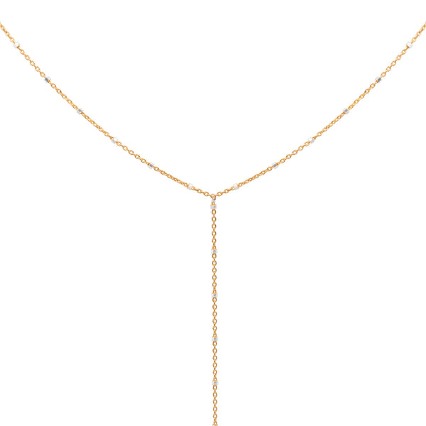 Disa Y 18K Gold Plated Necklace
