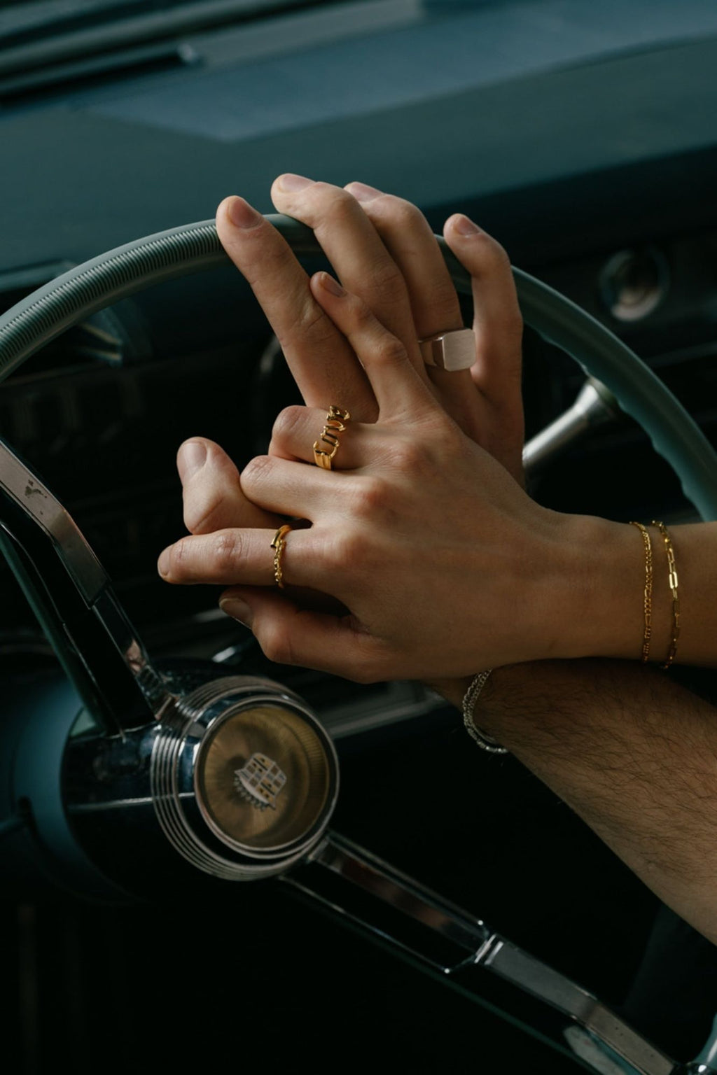 IX Love Gold Plated Ring