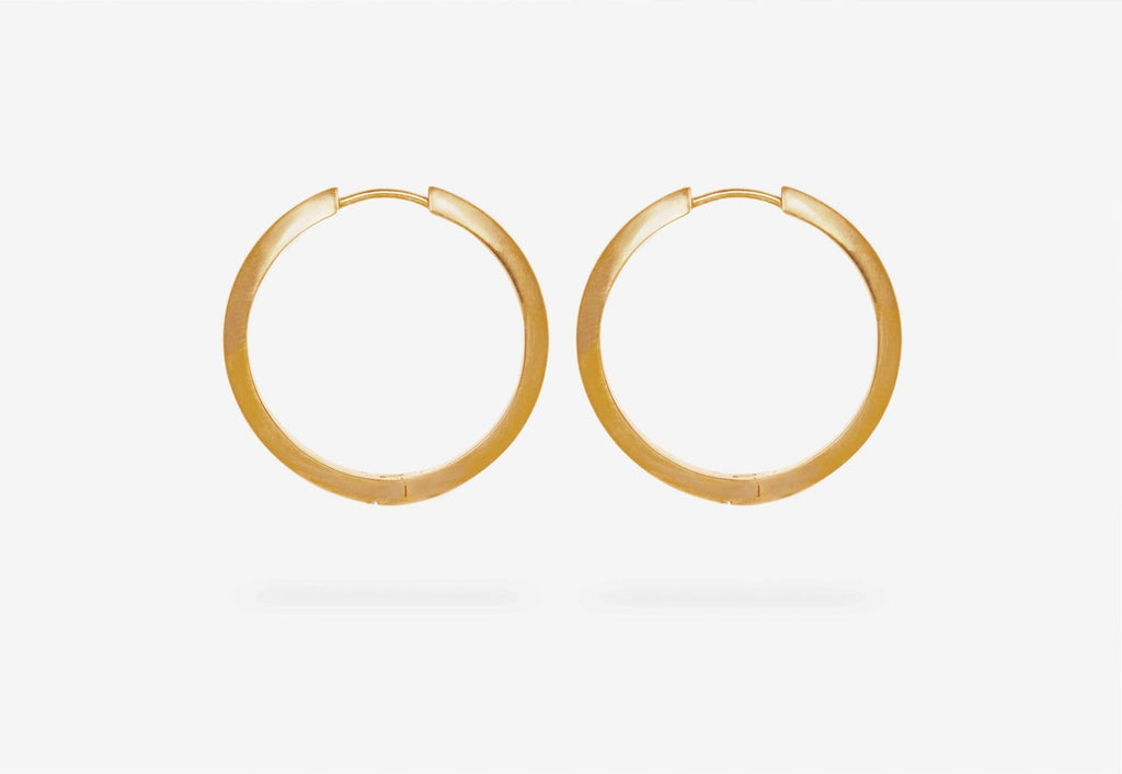 IX Berta 22K Gold Plated Earring
