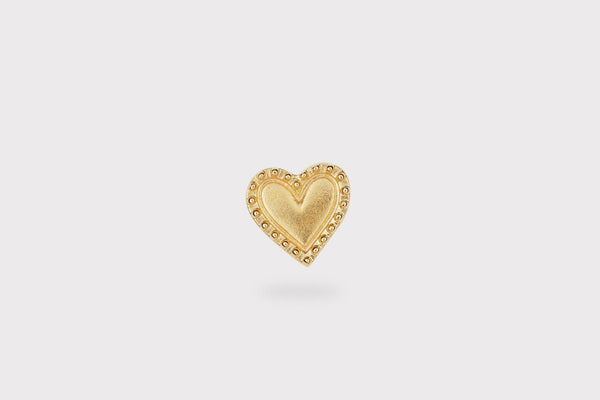 IX Heart Gold Plated  Pendant