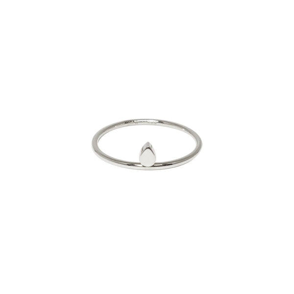 Droplet Silver Ring