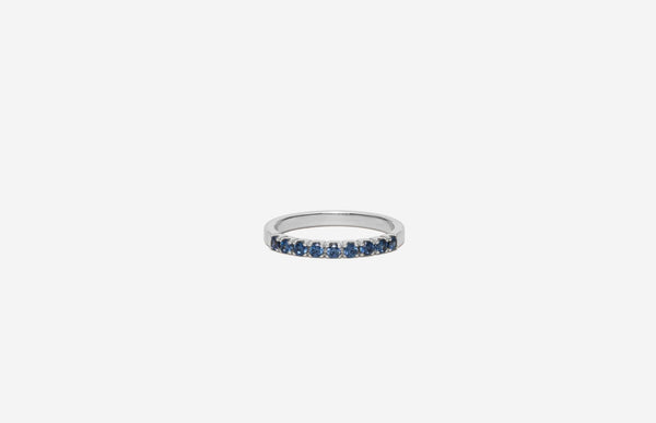 IX Princess Ring I Silber I Blau