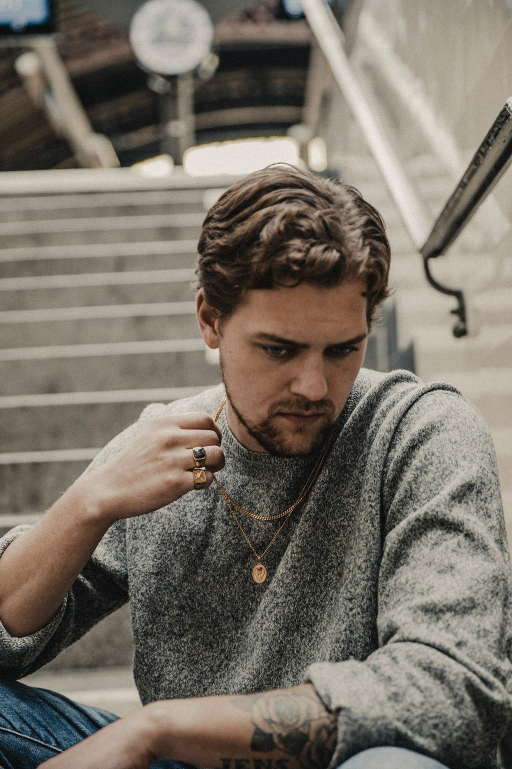 IX King Cobra Gold Plated Pendant