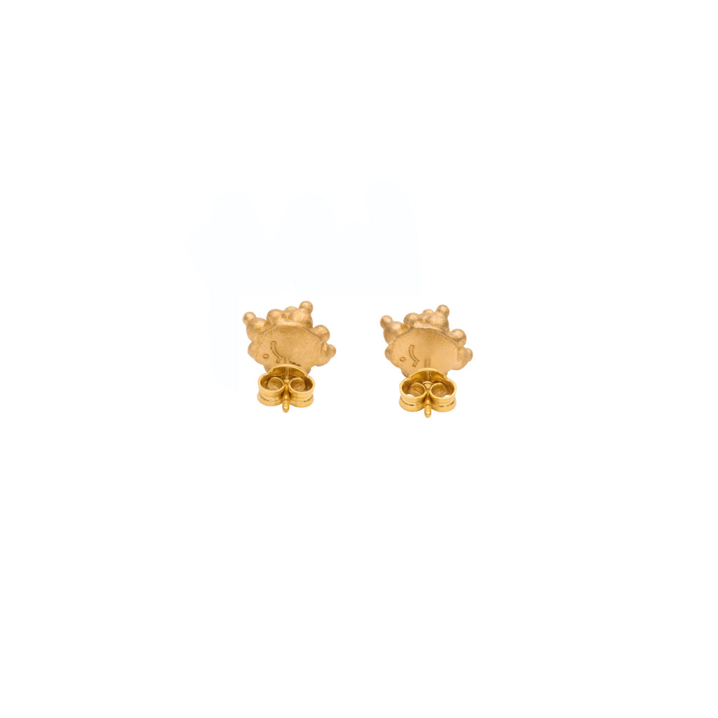 Blossom 18K Gold Studs