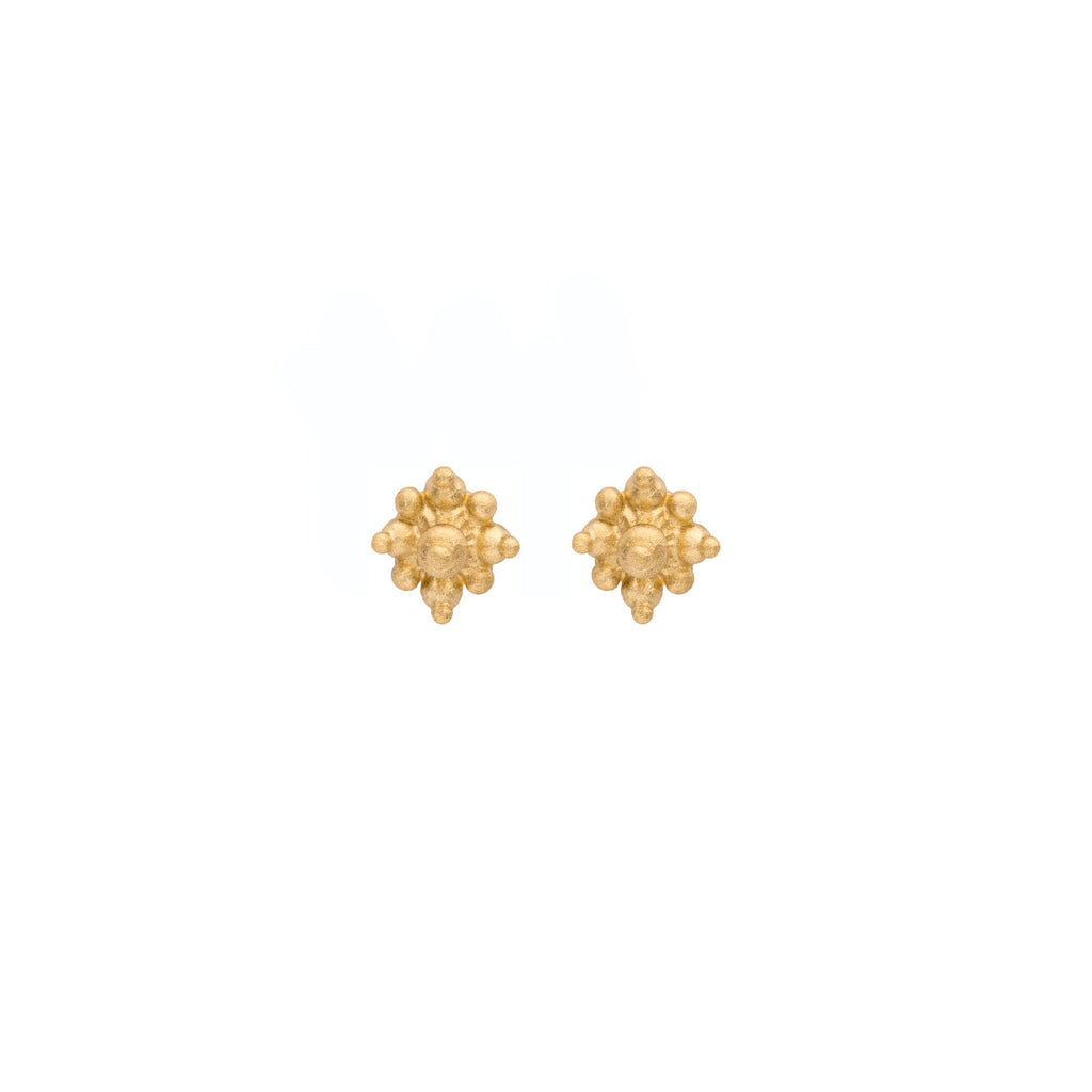 Blossom 18K Gold Studs