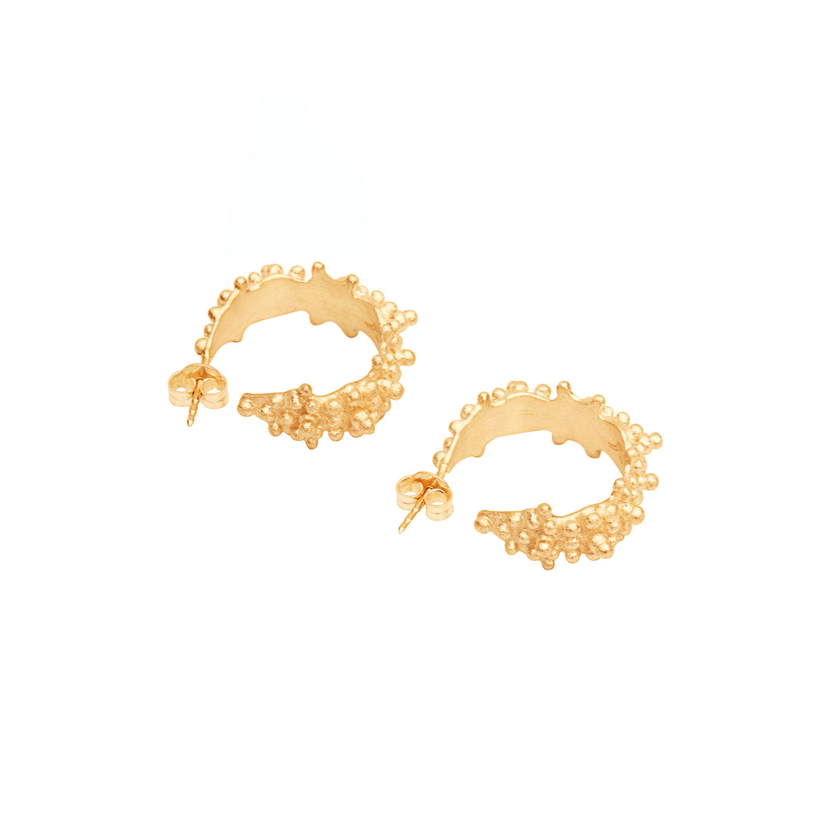 Ródia 18K Gold Hoops