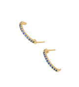 Nina 18K Gold Earrings w. Sapphires