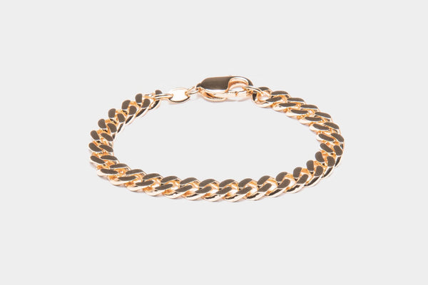 IX Chunky Curb 14K Gold  Bracelet