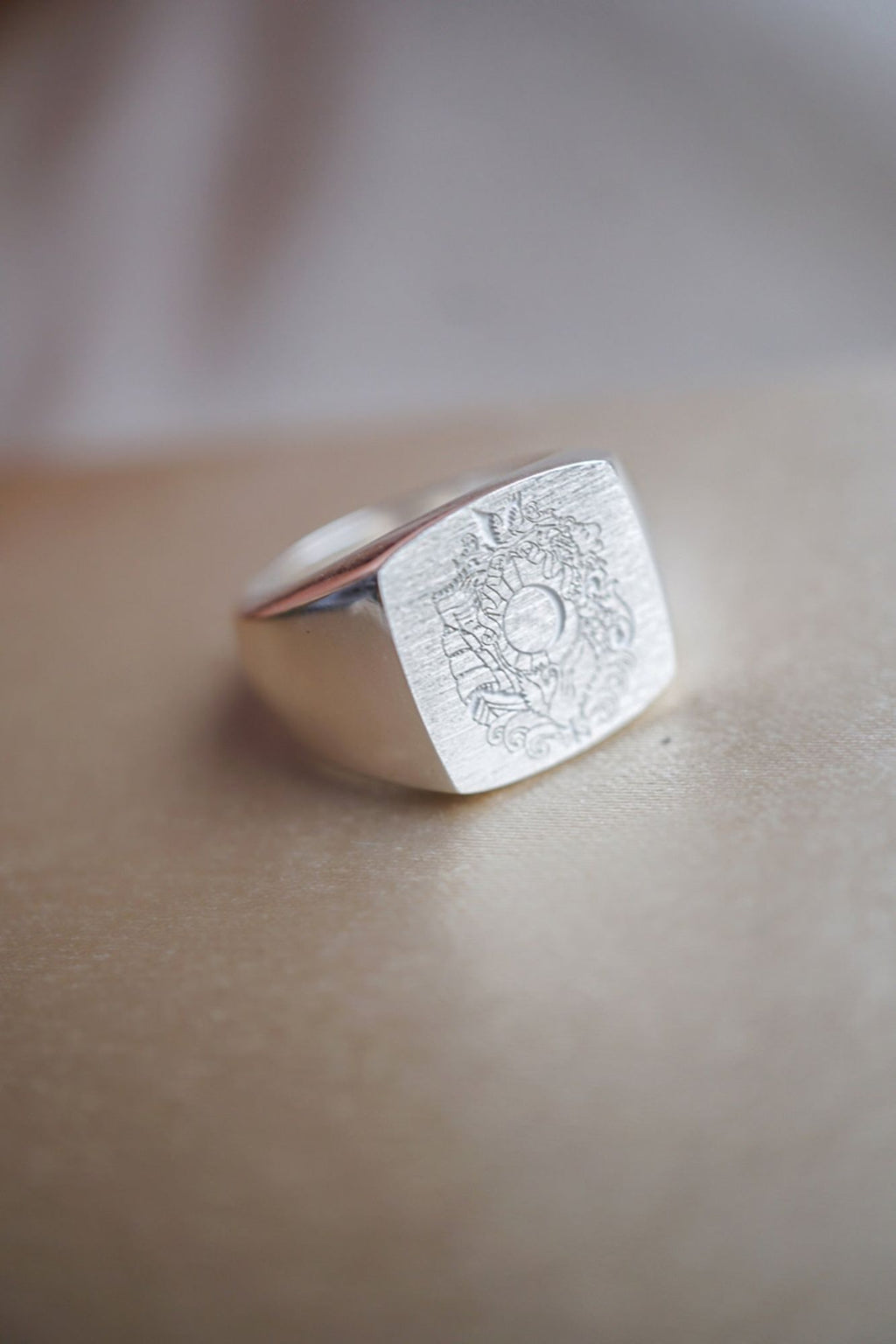 IX Family Crest Signet Ring