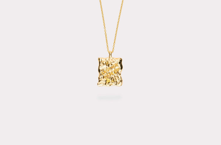IX Destroy Cancer Gold Plated Pendant