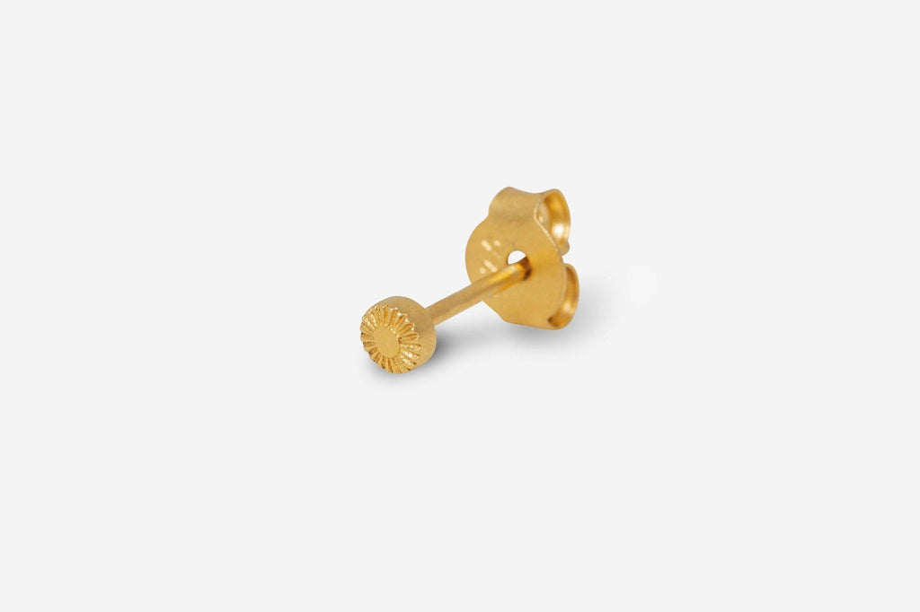 IX Cent Gold Plated Stud
