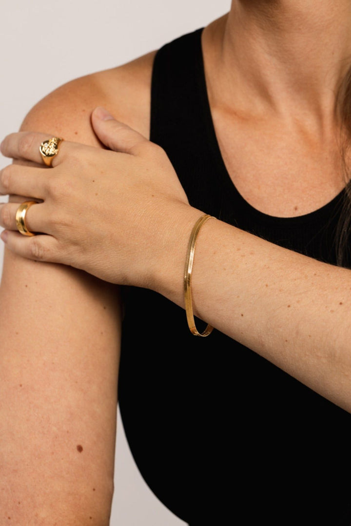 IX Milo 22K Gold Plated Bracelet