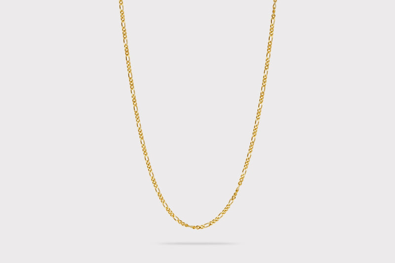 IX Figaro Gold Plated  Necklace
