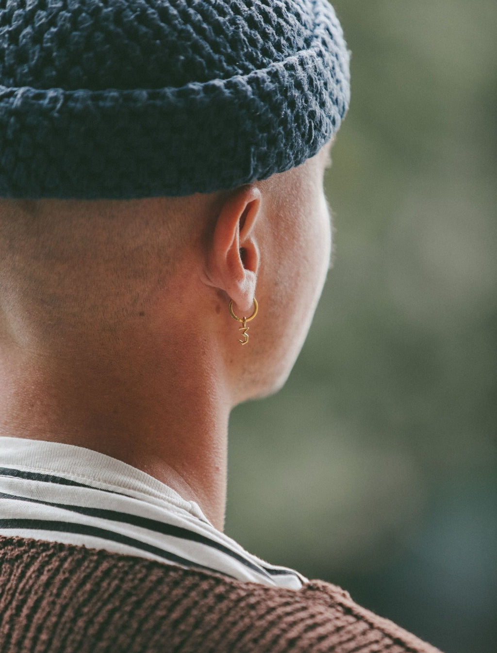 IX Lucky Number 3 Gold Plated Pendant