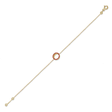 Claire 18K Gold Bracelet w. Rubies