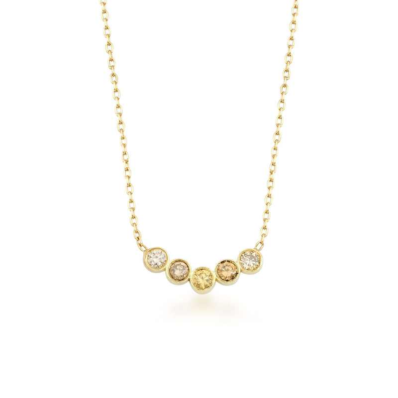 Sonia 18K Gold Necklace w. Diamonds
