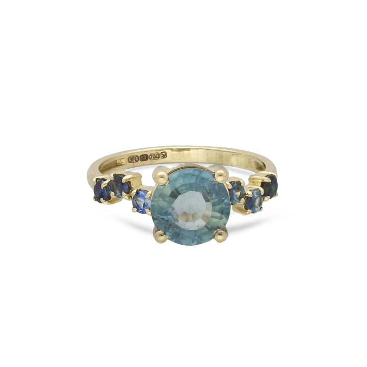 Artisia 18K Gold Ring w. Sapphires