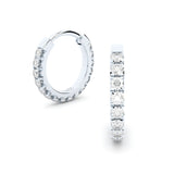 Grace 14K Whitegold Earrings w. Lab-Grown Diamonds