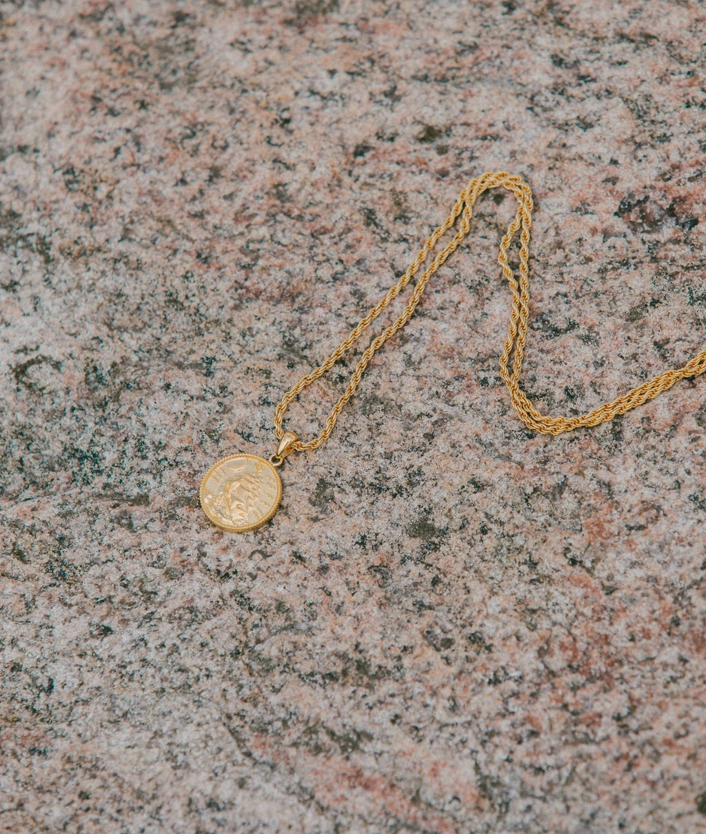 IX Treasure hunt Gold Plated Pendant