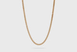 IX Curb 14K Gold  Necklace
