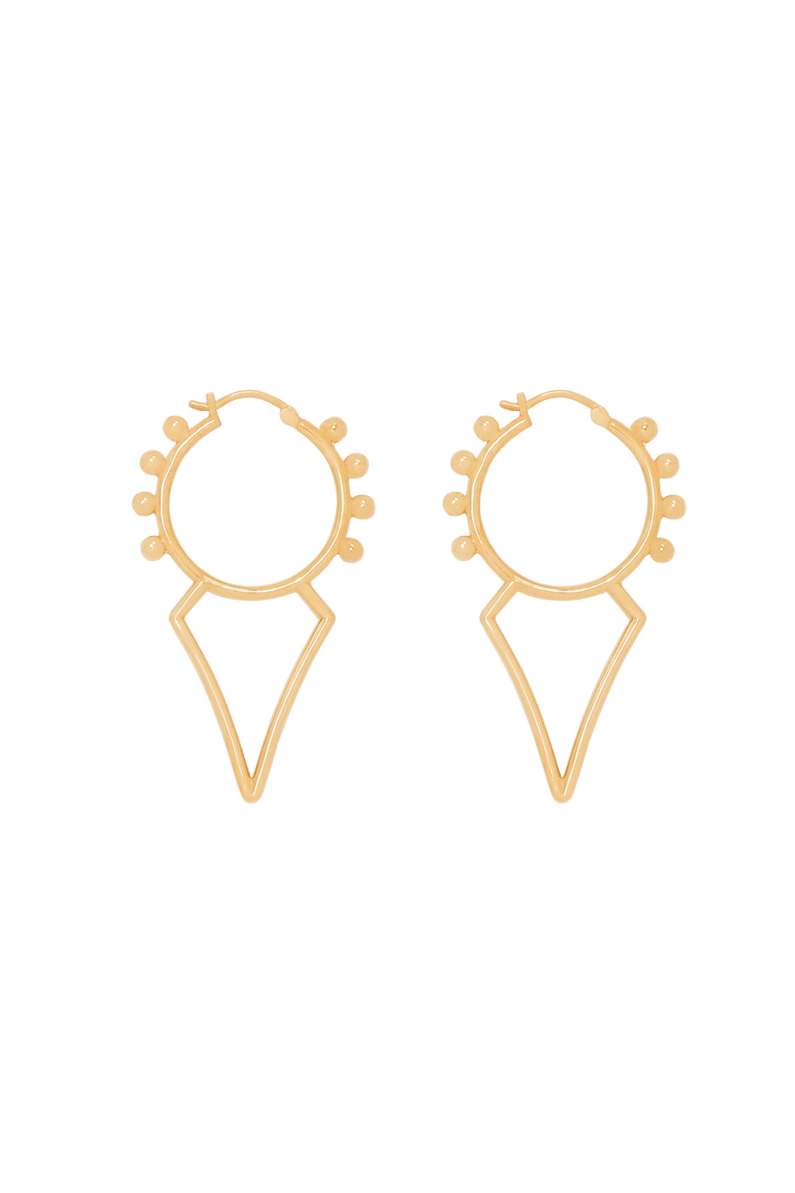 Dune Earrings Gold Plated