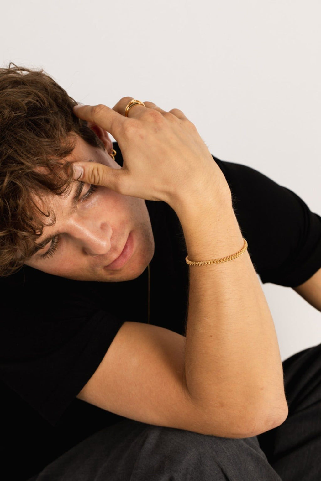 IX Leo 22K Gold Plated Bracelet