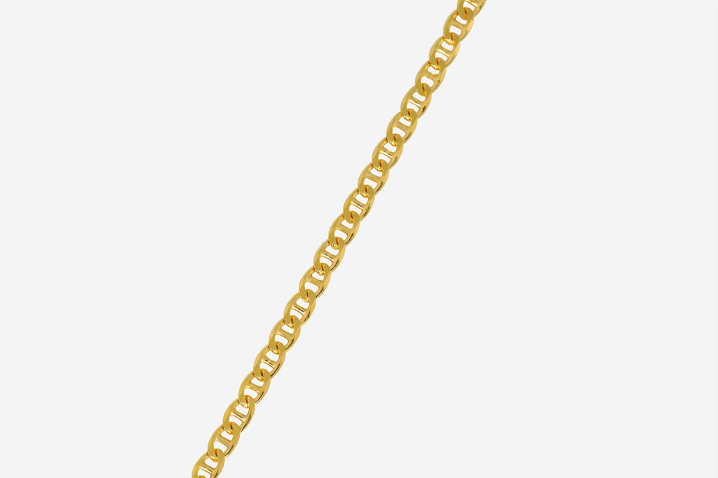 IX Curb Marina Gold Plated Bracelet