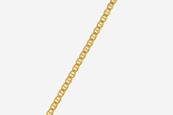 IX Curb Marina Gold Plated  Bracelet