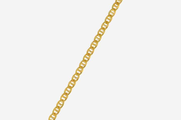 IX Curb Marina Gold Plated Bracelet