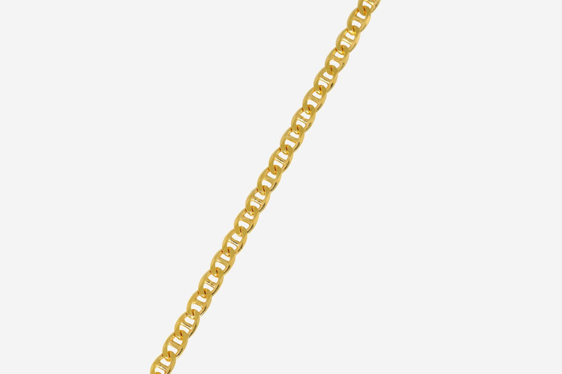 IX Curb Marina Bracelet Gold Plated
