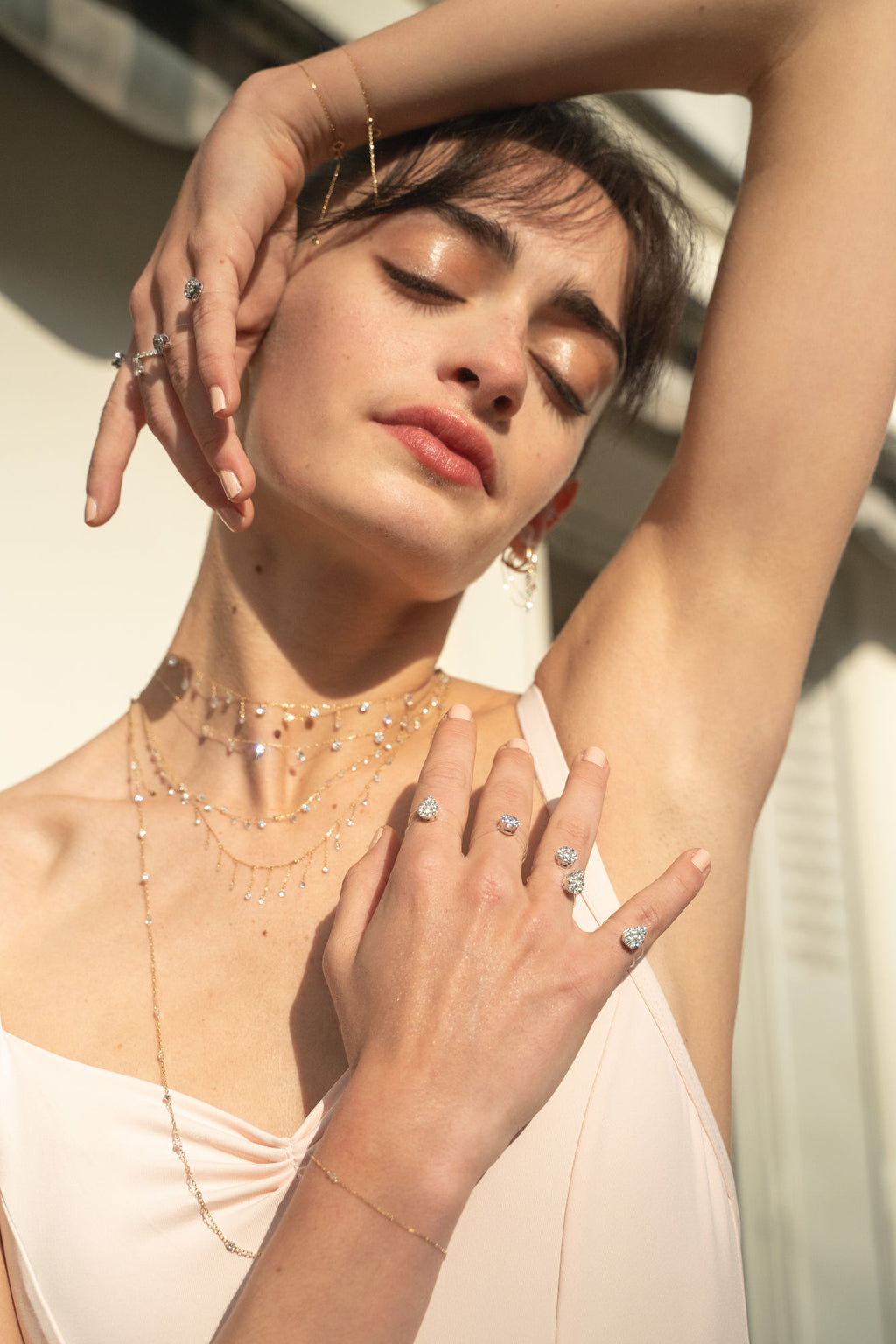 Danaé Goldkette aus 18K I 31 Diamanten