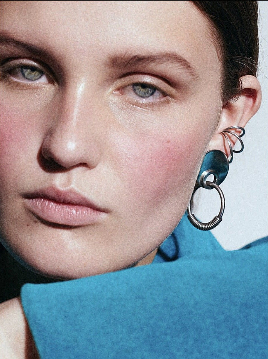 Mini Spine 2.0 Ear Cuffs Sølv