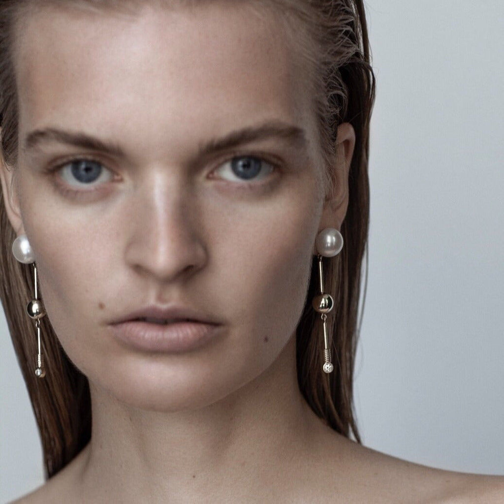 Fay Pearl Earrings Gold