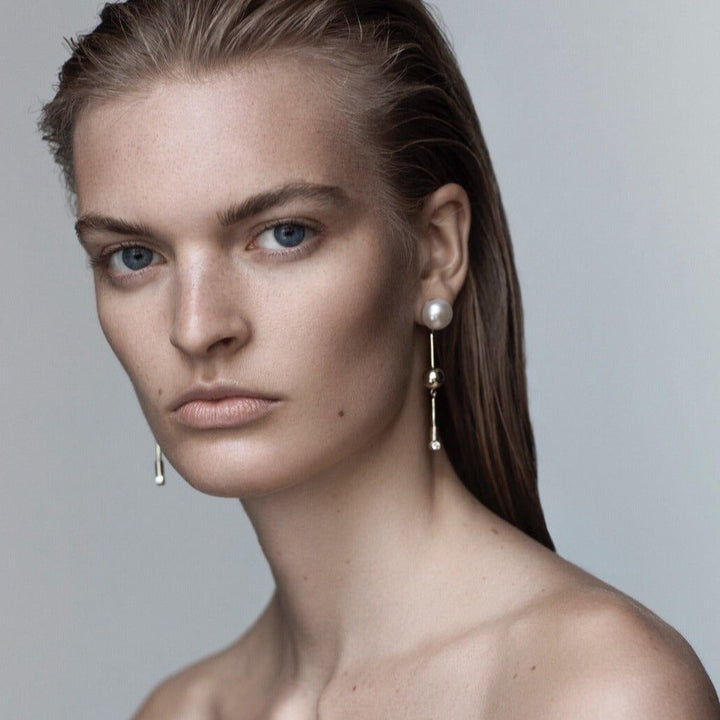 Fay Pearl Earrings Gold