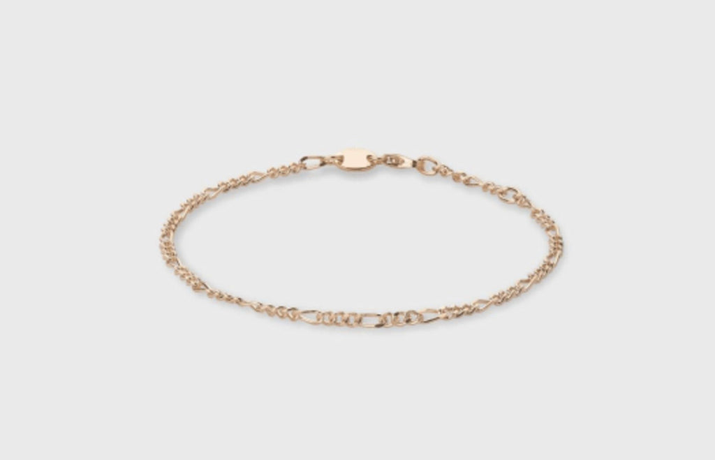 IX Figaro 14K Gold Bracelet