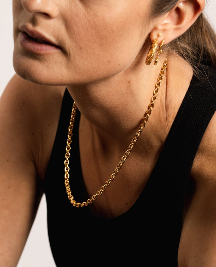 IX Rene 22K Gold Plated Necklace