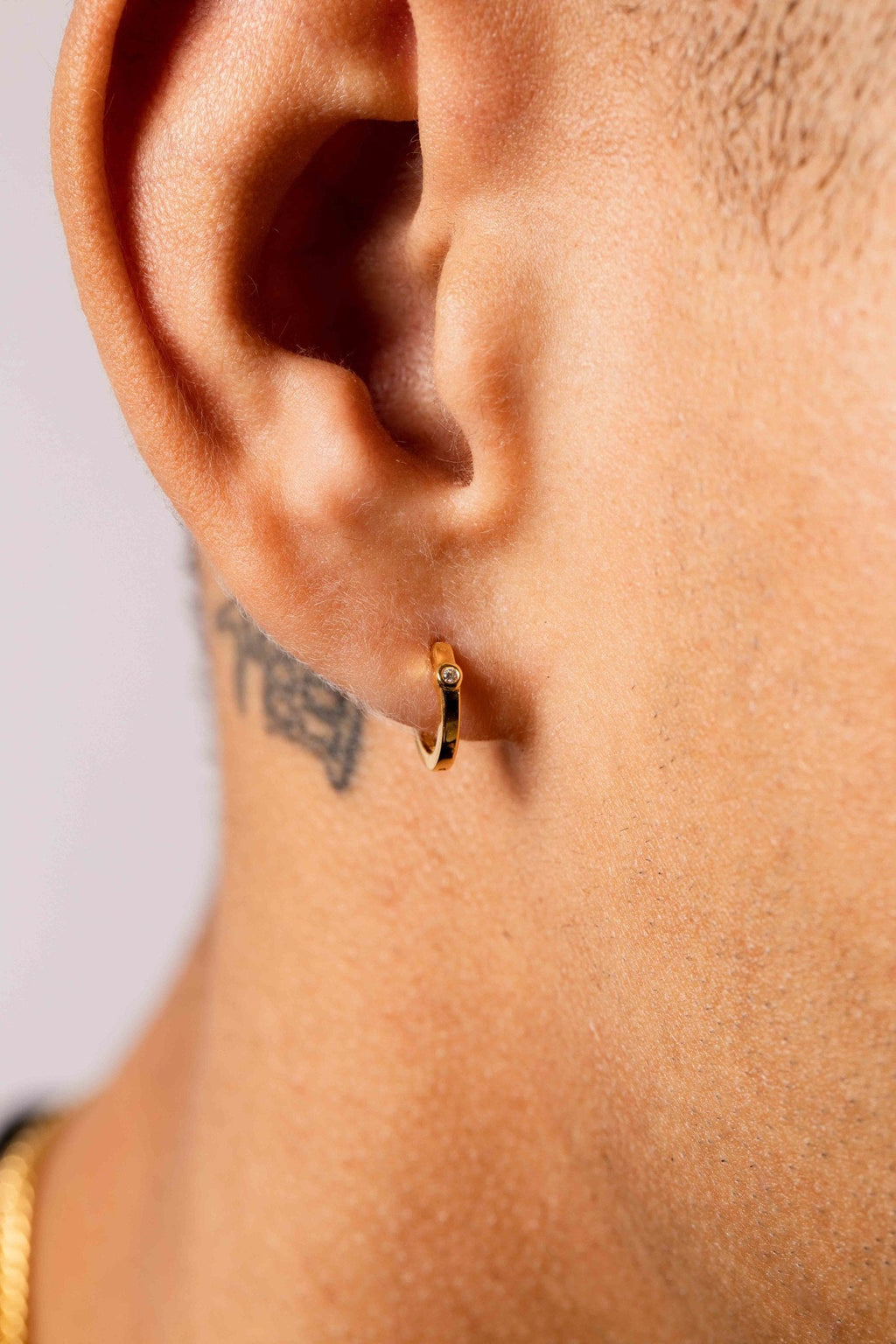 IX Iris Hoop Gold Plated Hoops