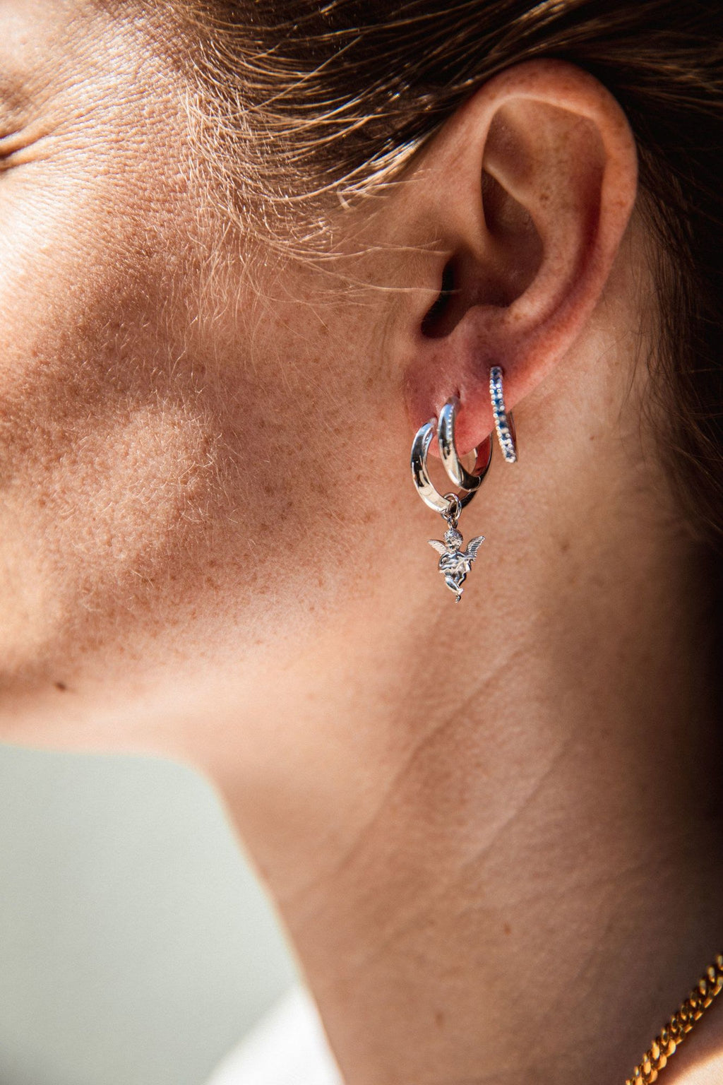 IX Angel Silver Pendant