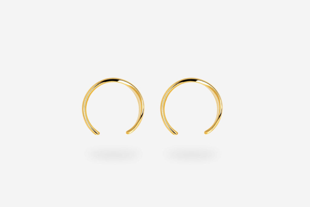 IX Marquise Gold Plated Earring