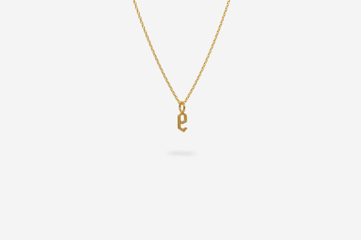 IX Lucky Number 9 Gold Plated Pendant