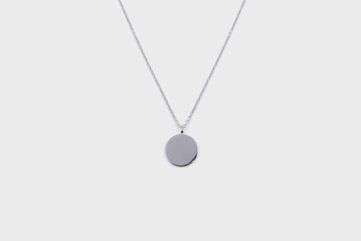 IX Round Silver Pendant