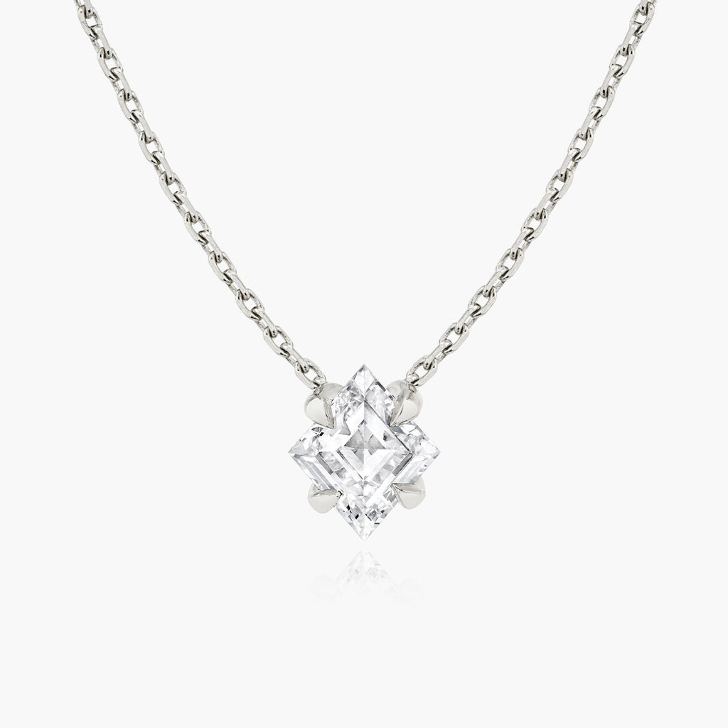 Iconic Lozenge Halskette 14K Gold I Labor-Diamanten, 0.75 Kt.