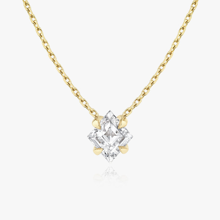 Iconic Lozenge Halskette 14K Gold I Labor-Diamanten, 0.75 Kt.