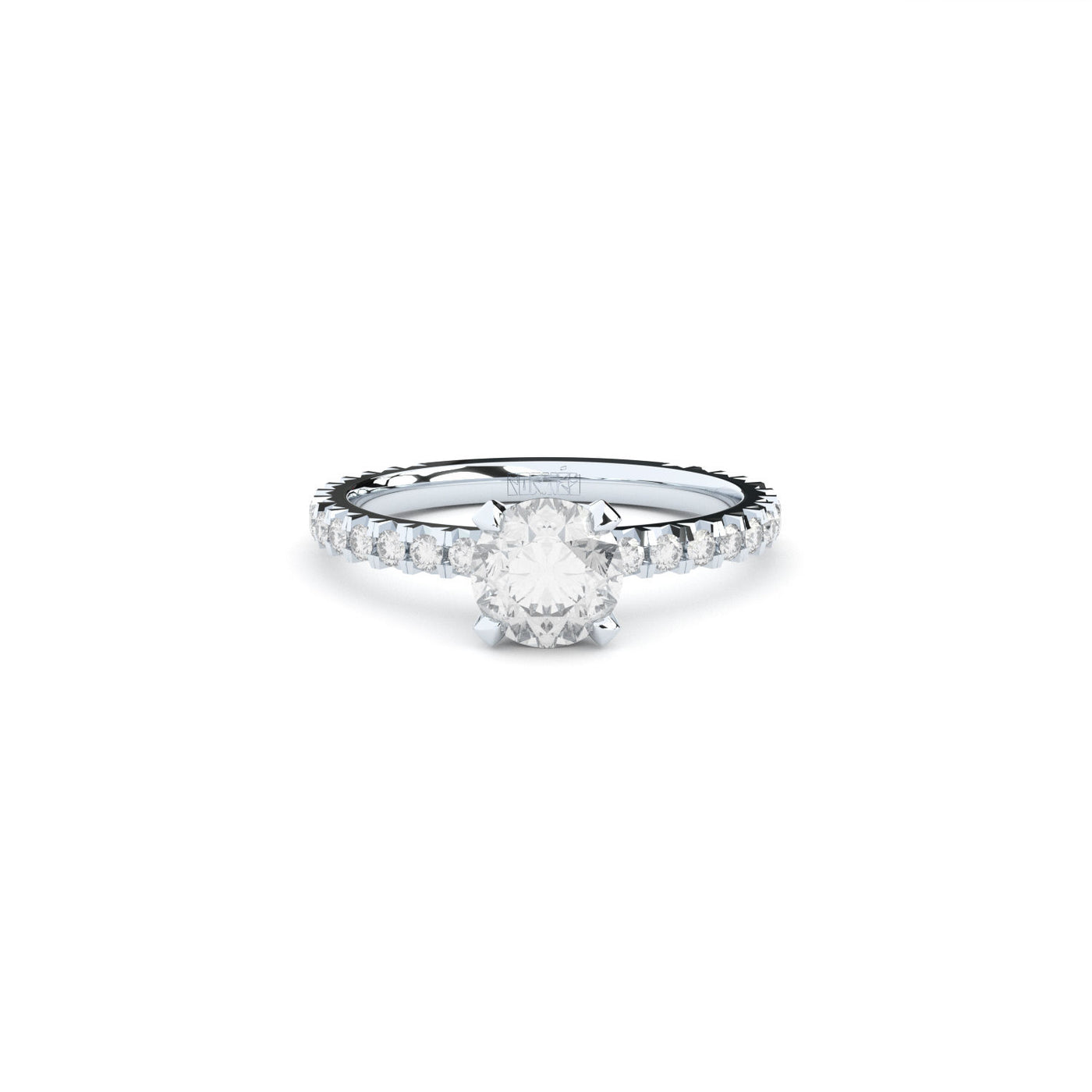 Tiny Clash+ Engagement 14K Whitegold Ring w. 1.40ct Lab-Grown Diamonds