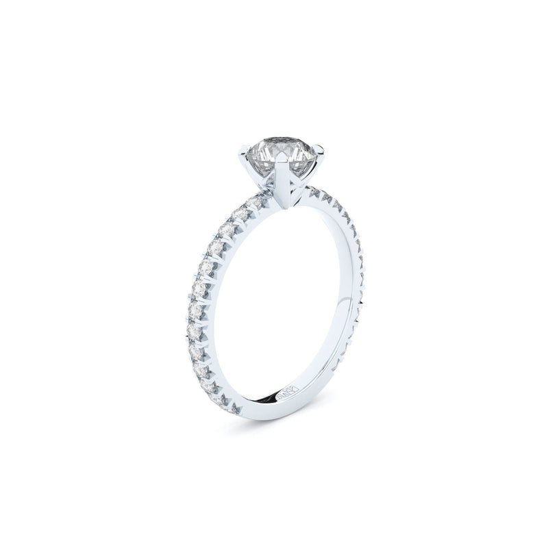 Tiny Clash+ Engagement 14K Whitegold Ring w. 1.40ct Lab-Grown Diamonds