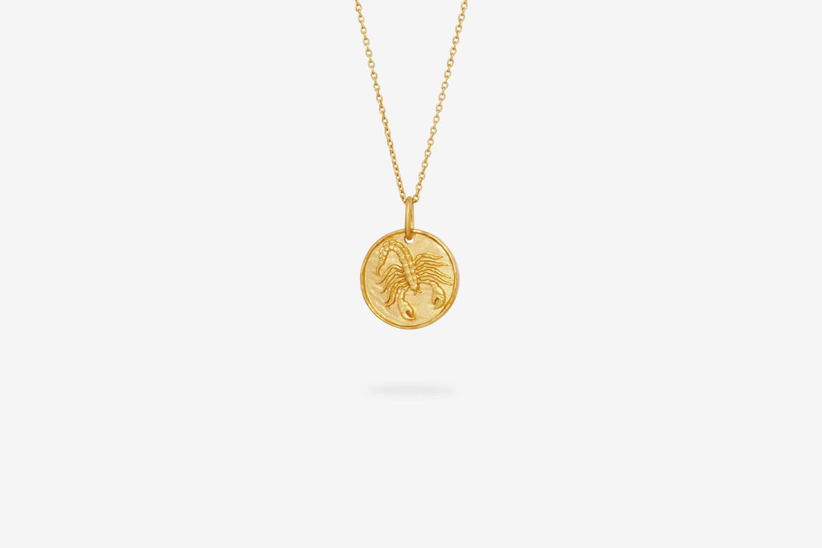 IX Scorpion Gold Plated Pendant
