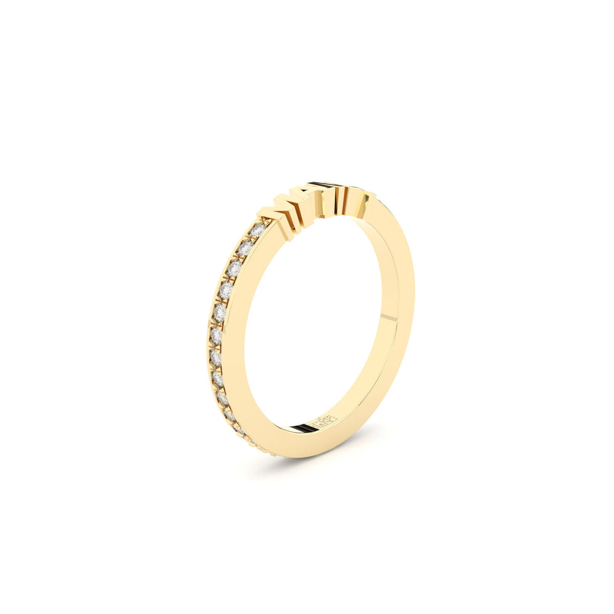Becoming Eternity Mama Goldring aus 18K I Labor-Diamanten